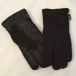 POLO RALPH LAUREN LEATHER CASHMERE WOMEN’S GLOVES